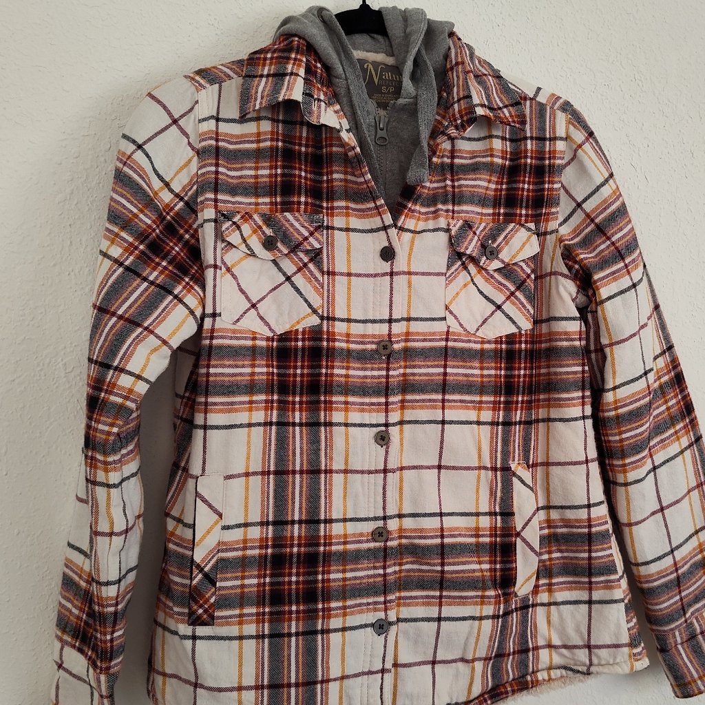 Natural Reflections, Women’s Hooded Flannel Jacket, S